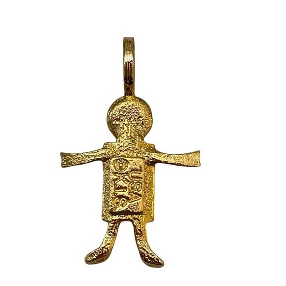 Vintage Green Traditional Boy Charm - Picture 2 of 4